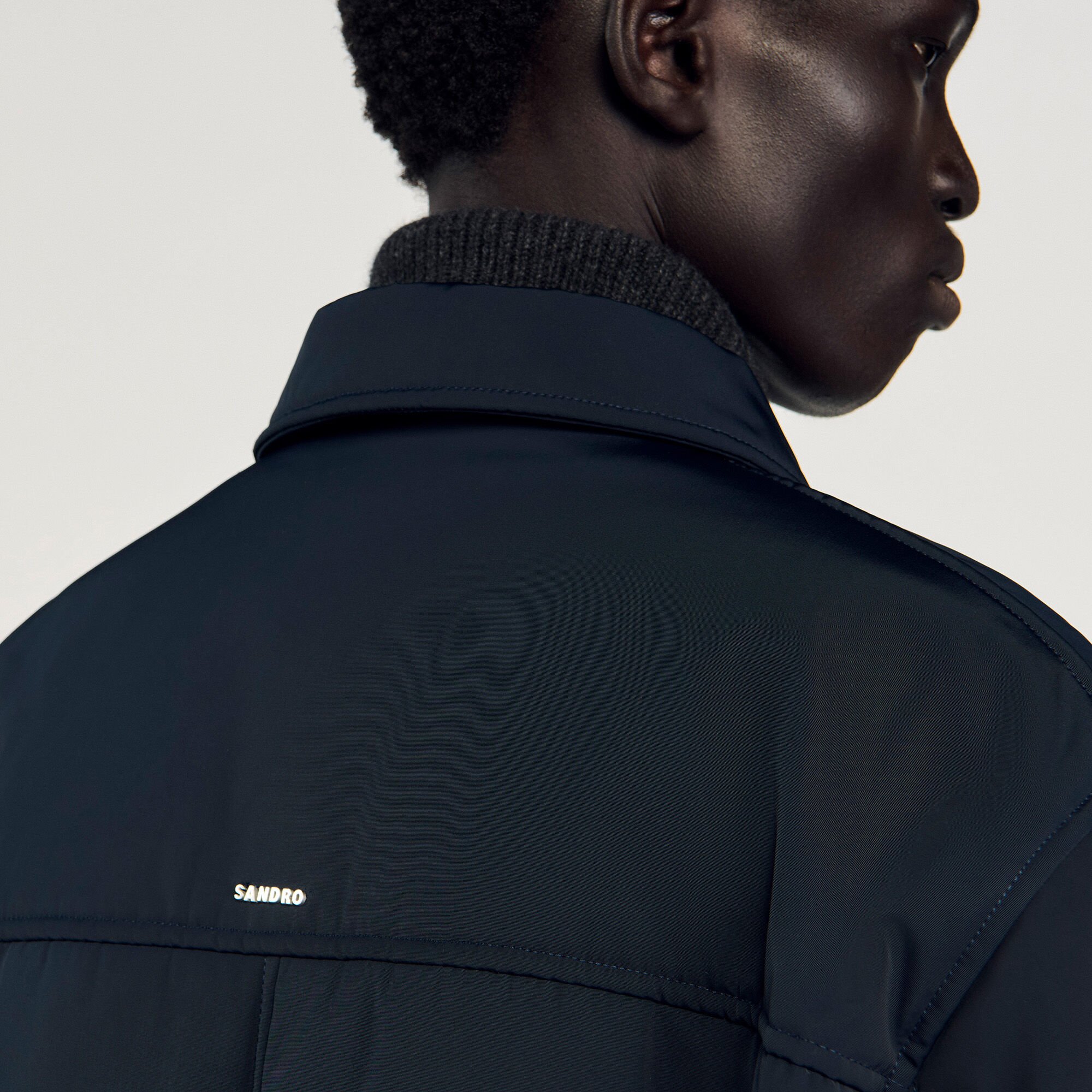 Quilted zip jacket
