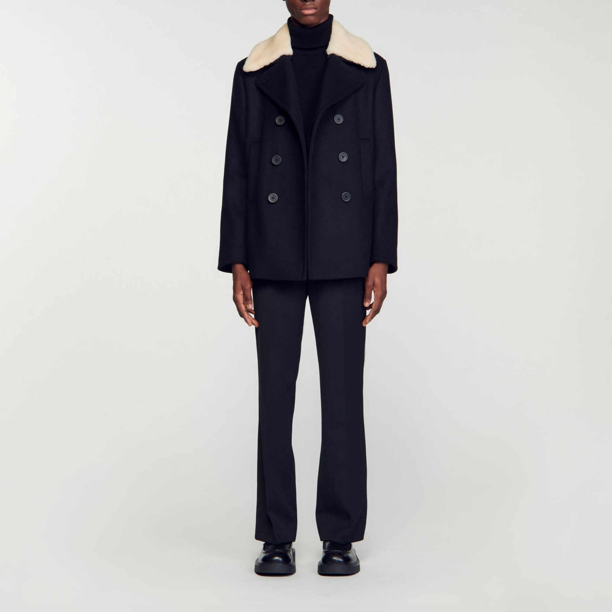 Sandro peacoat discount