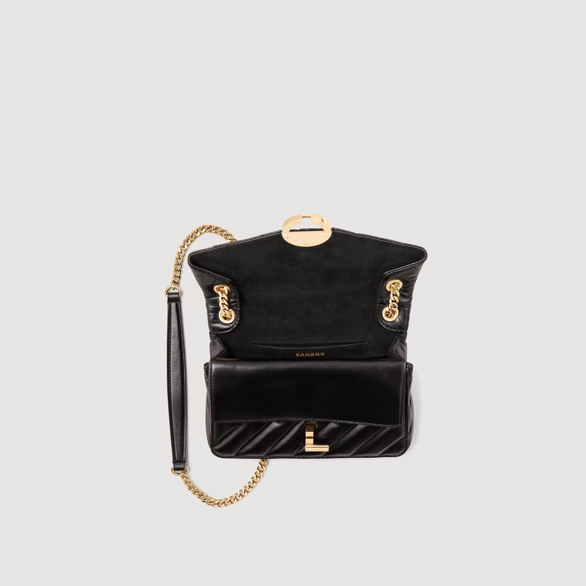 Yza small plain leather bag