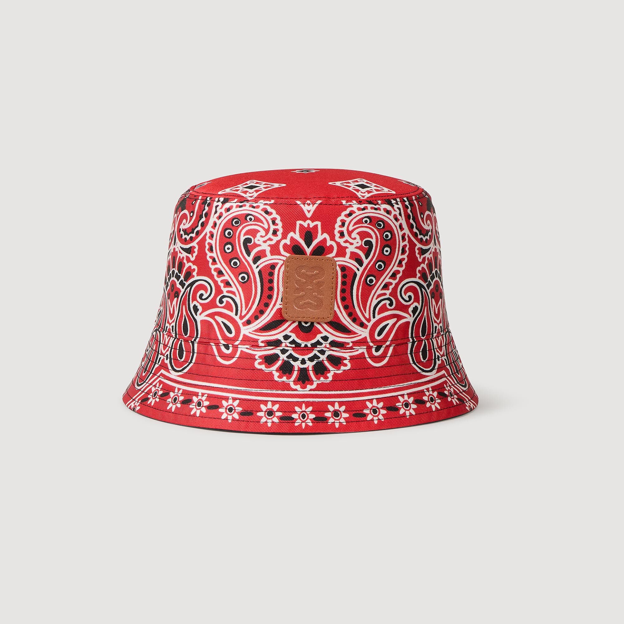 Patterned bucket hat