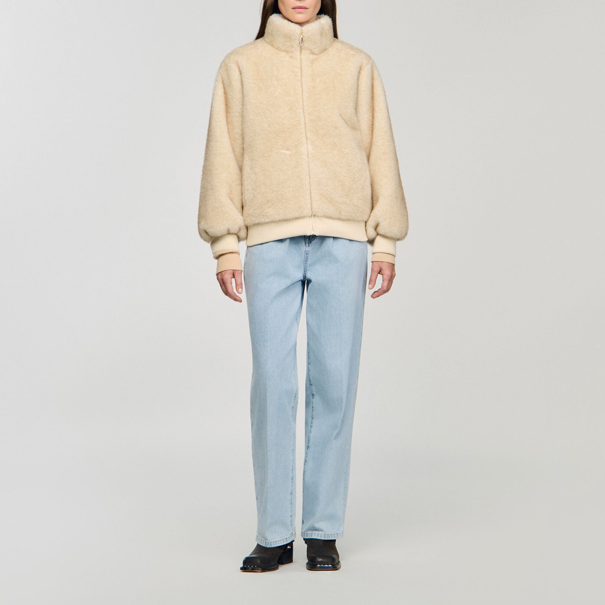 Faux fur jacket - Women | Sandro