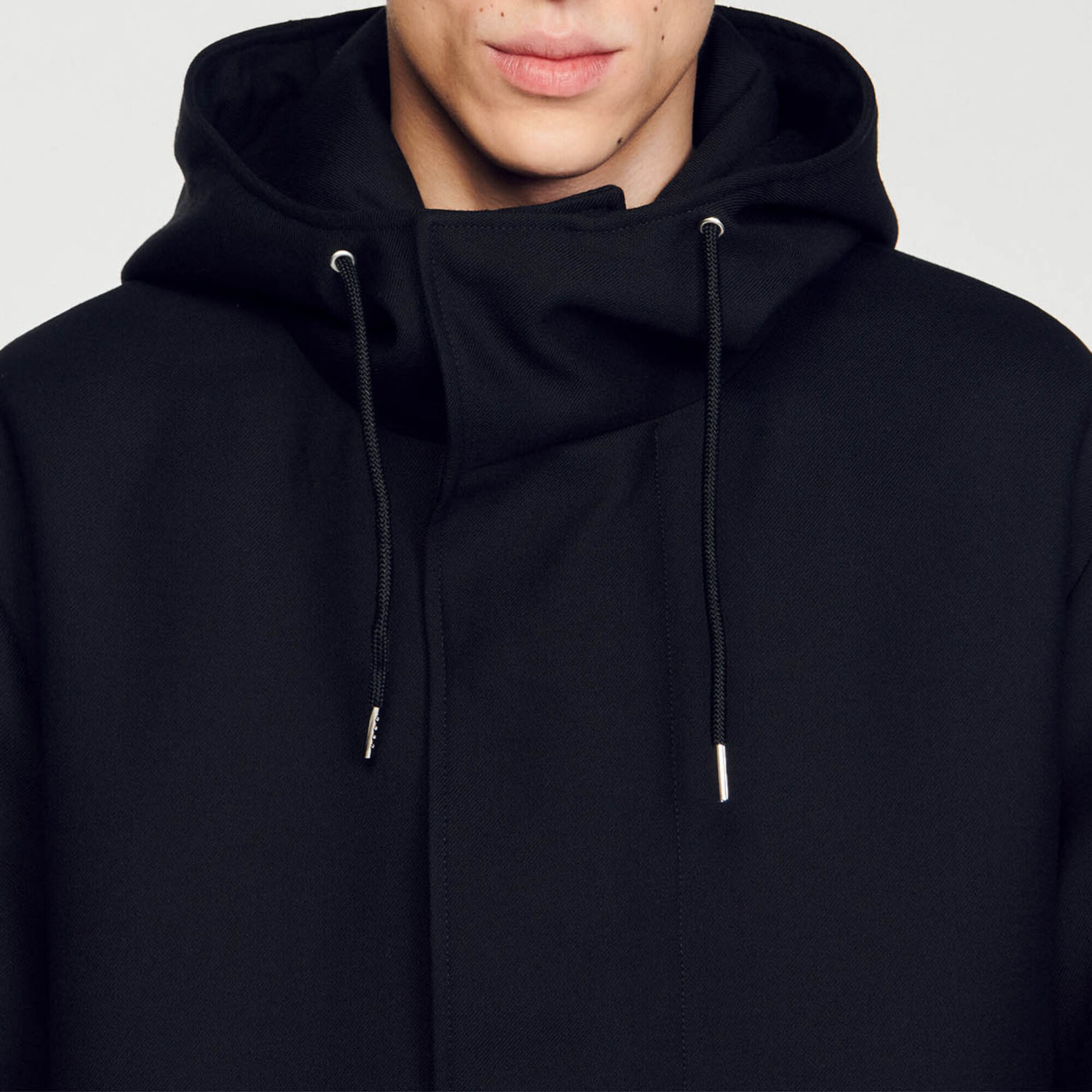 Technical fabric parka