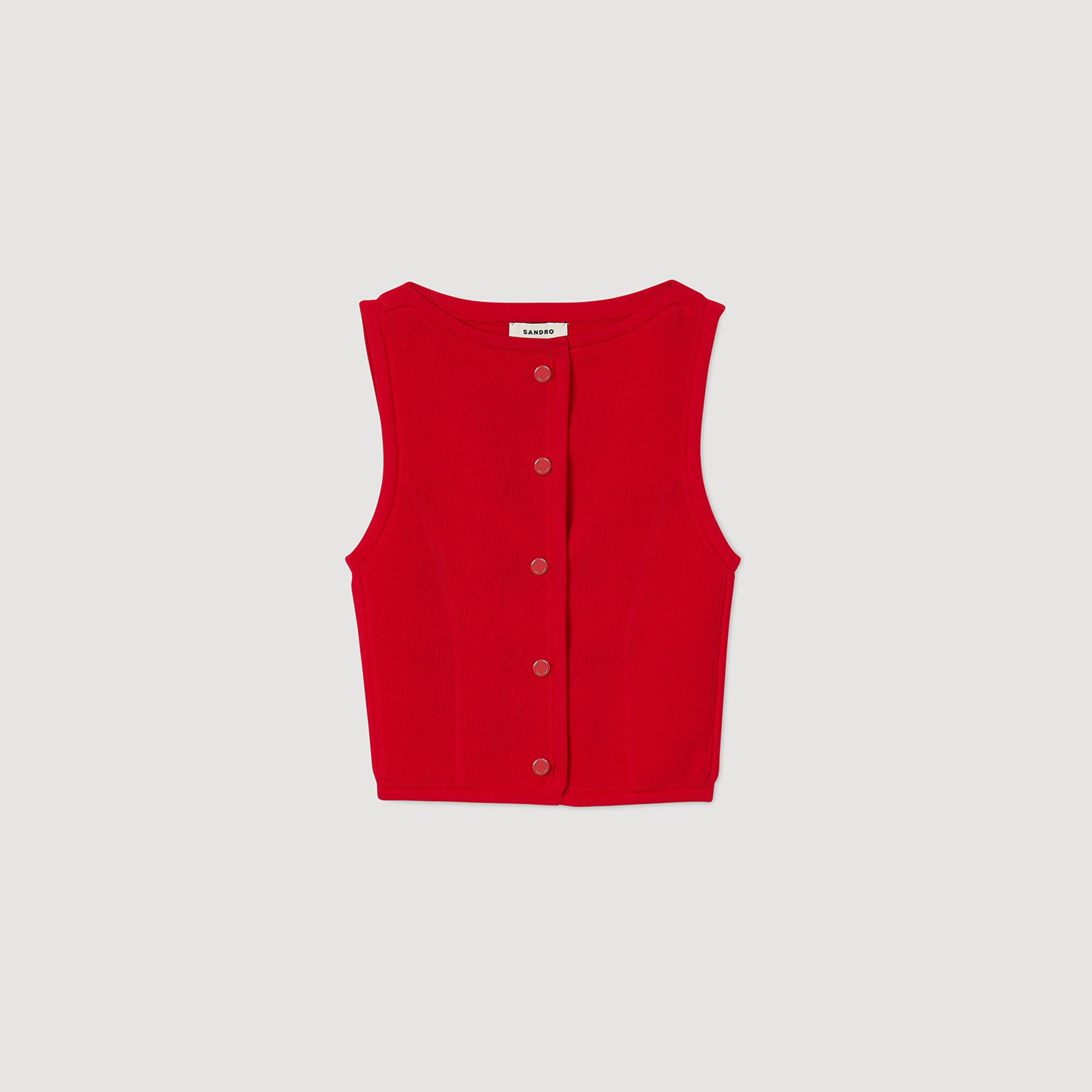 Sleeveless jumper