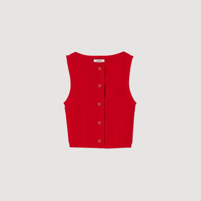 Sleeveless jumper