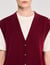 Two-tone wool and cashmere jumper