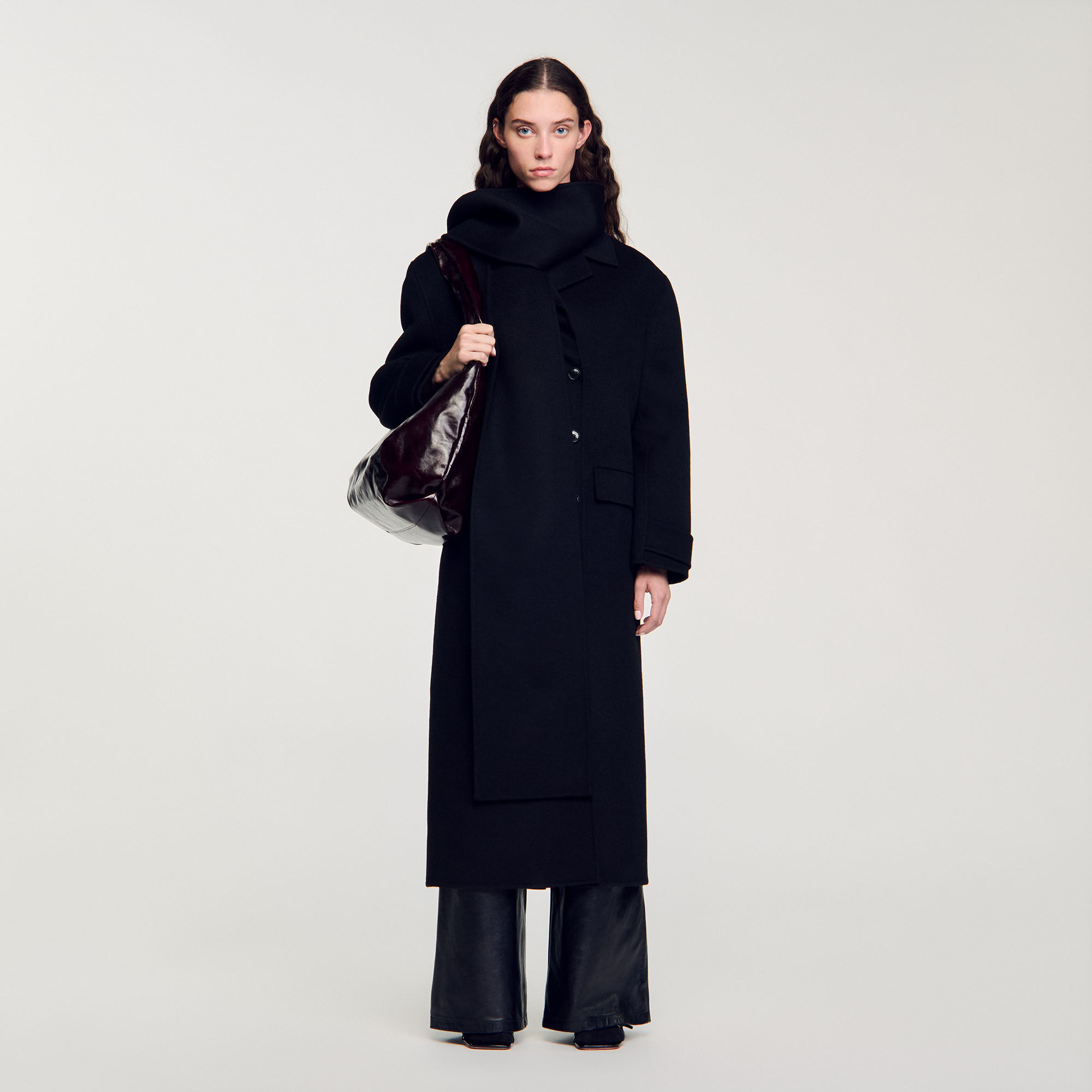 Sandro wool jacket online