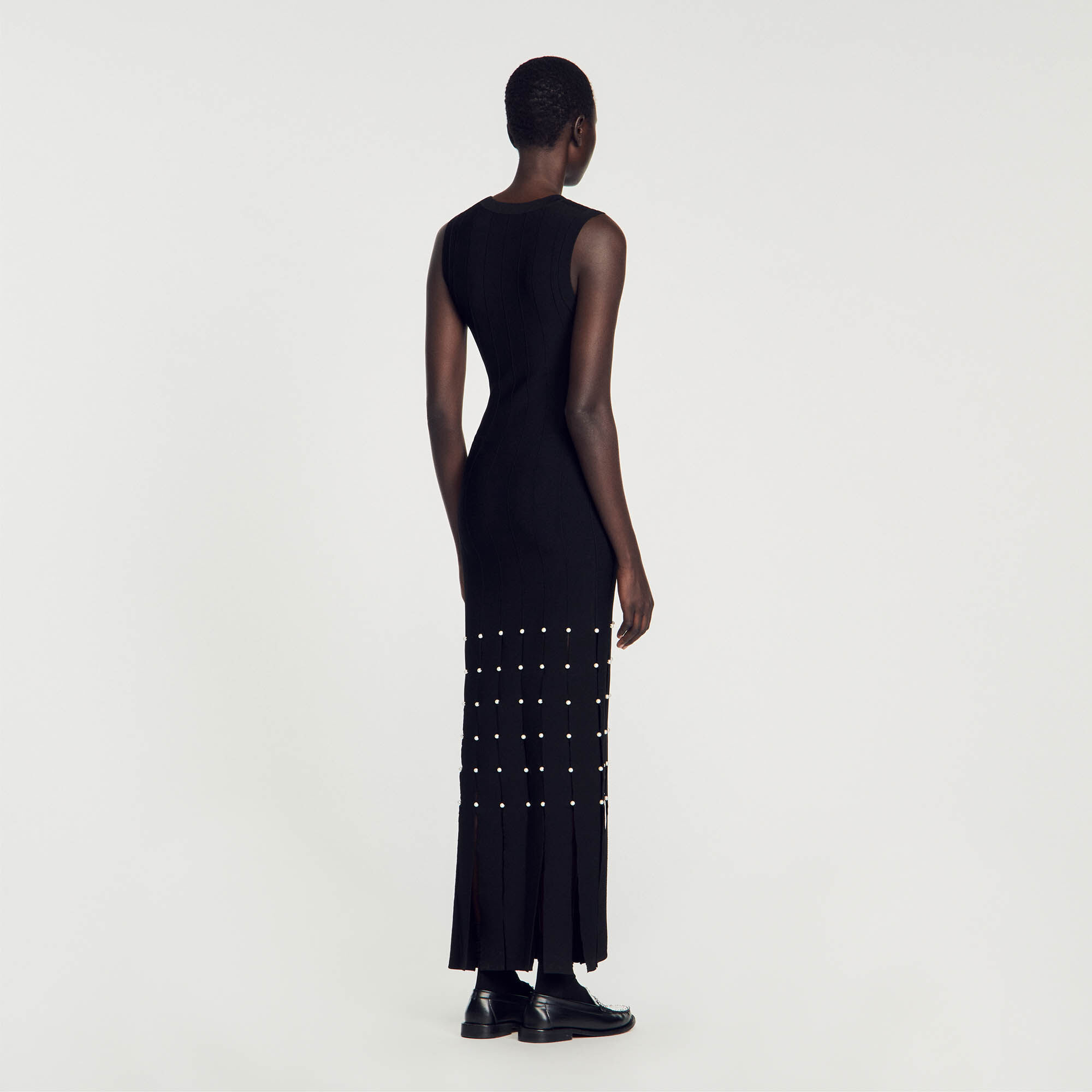 Fringed maxi dress