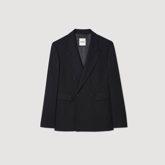 Double-breasted suit jacket