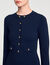 Short button-up knit dress