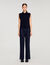 Tie-neck jumper