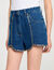 Rhinestone denim shorts