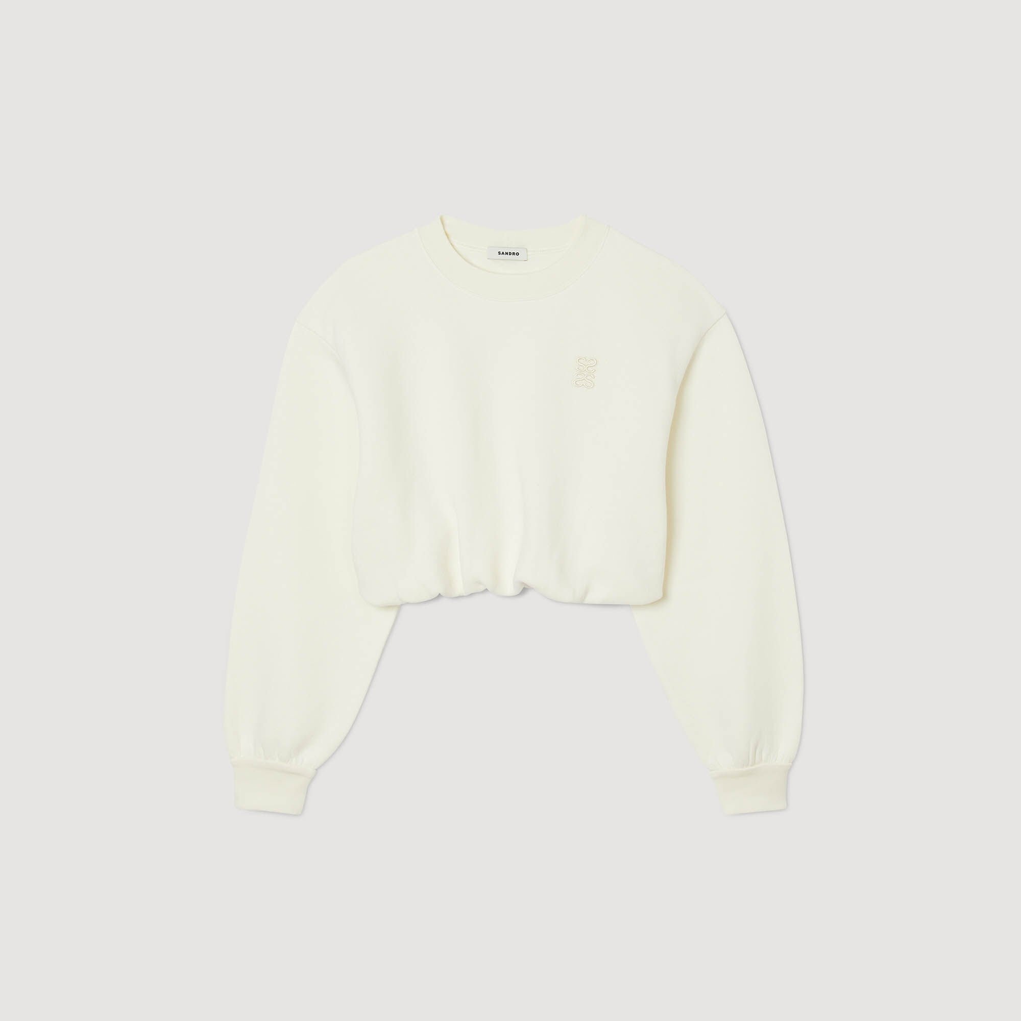 Cropped sweatshirt