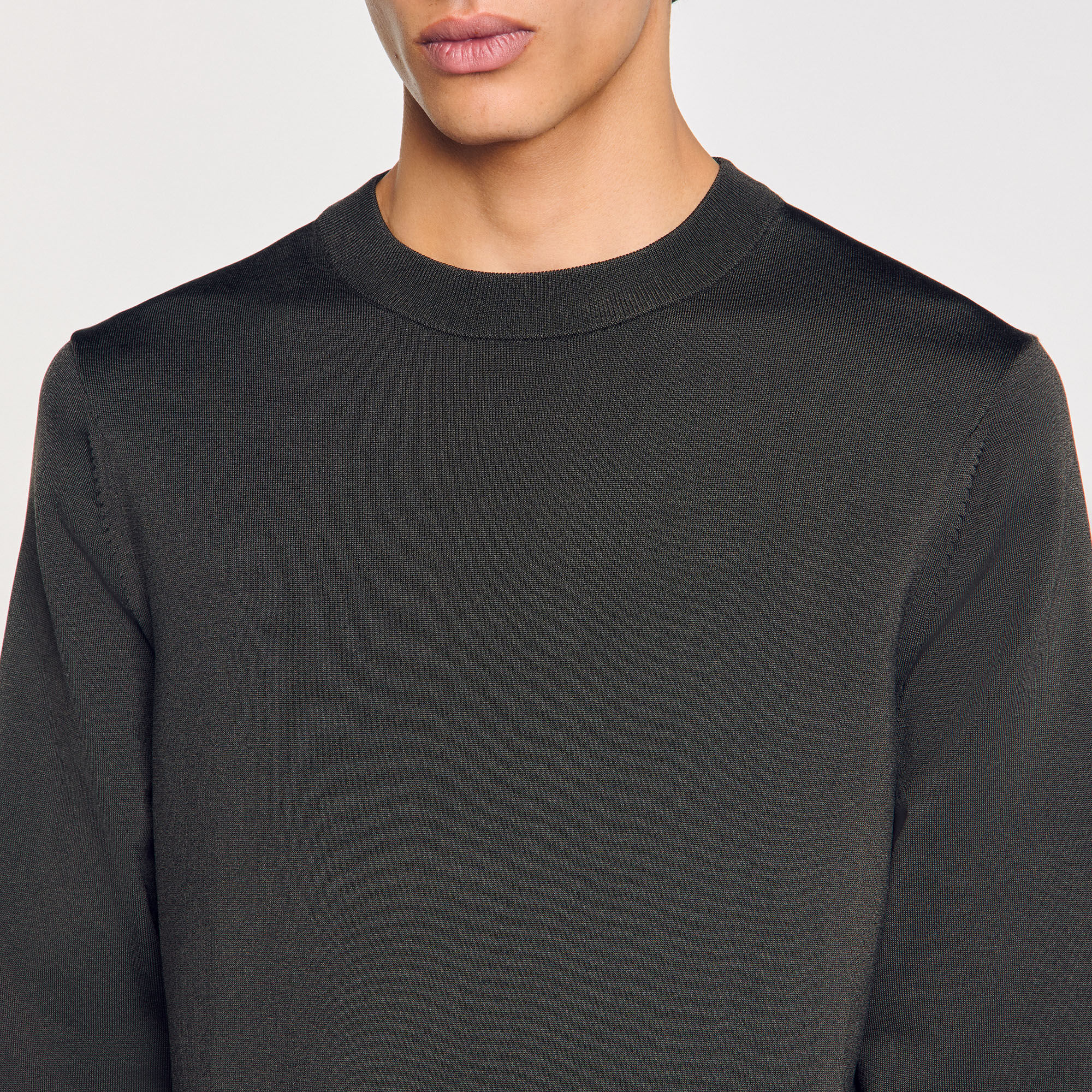 Fine knit jumper