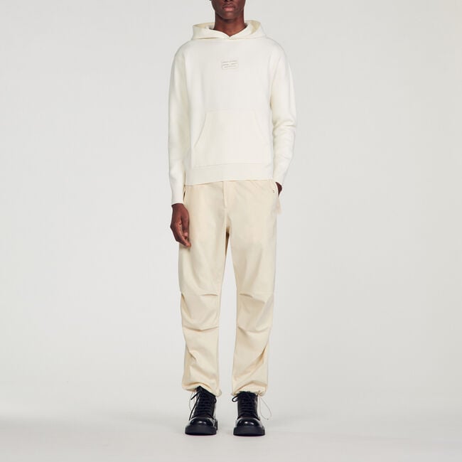 Knit hoodie