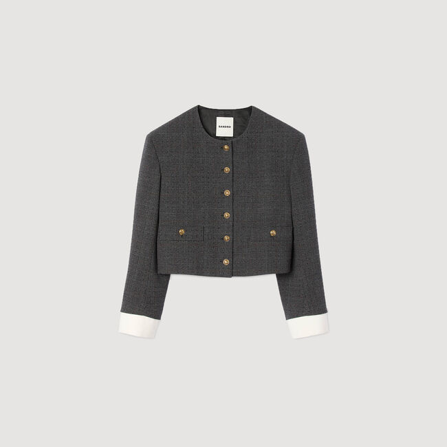 Rhinestone tailored jacket