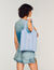 Two-tone crochet bag