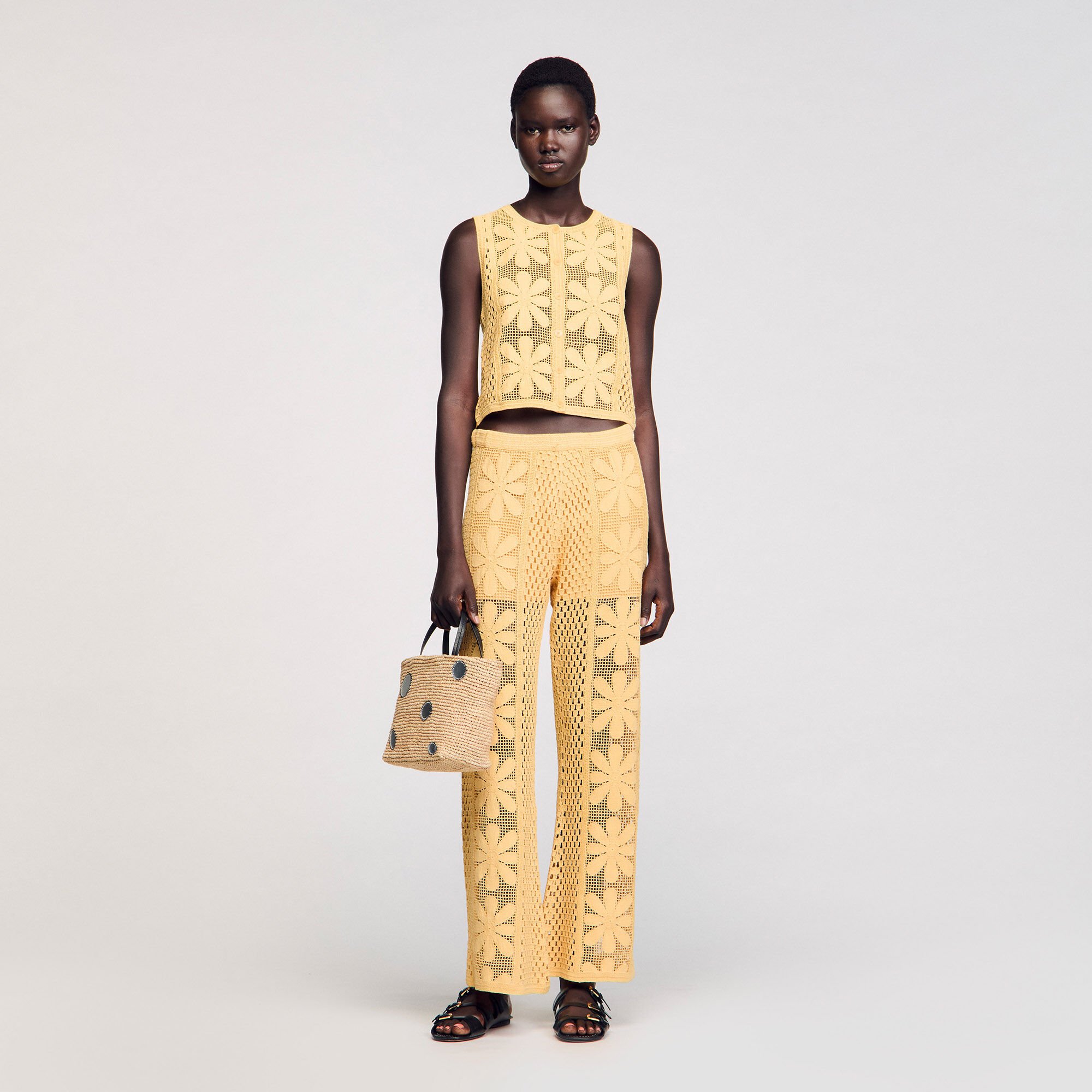 Wide leg pants for women | Sandro Paris