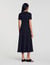 Ribbed knit maxi dress