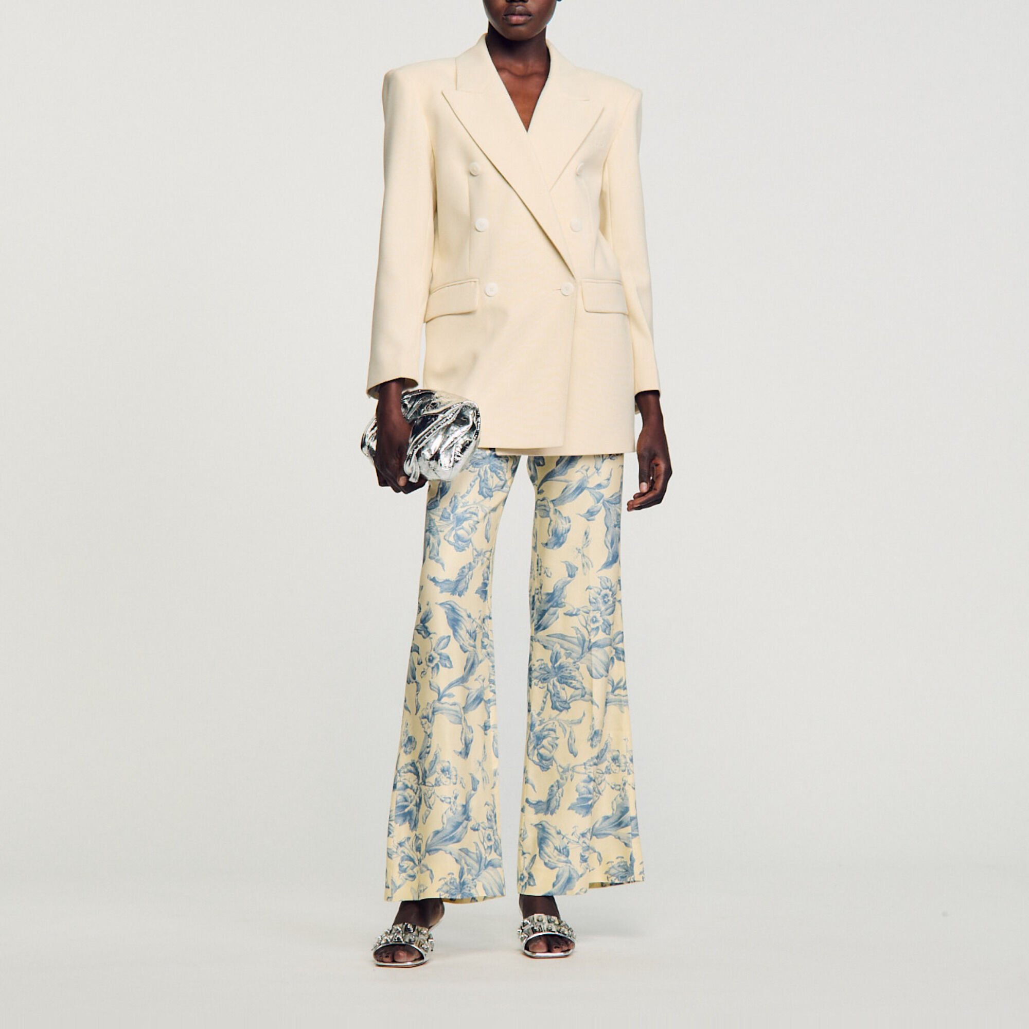 Double-breasted suit jacket