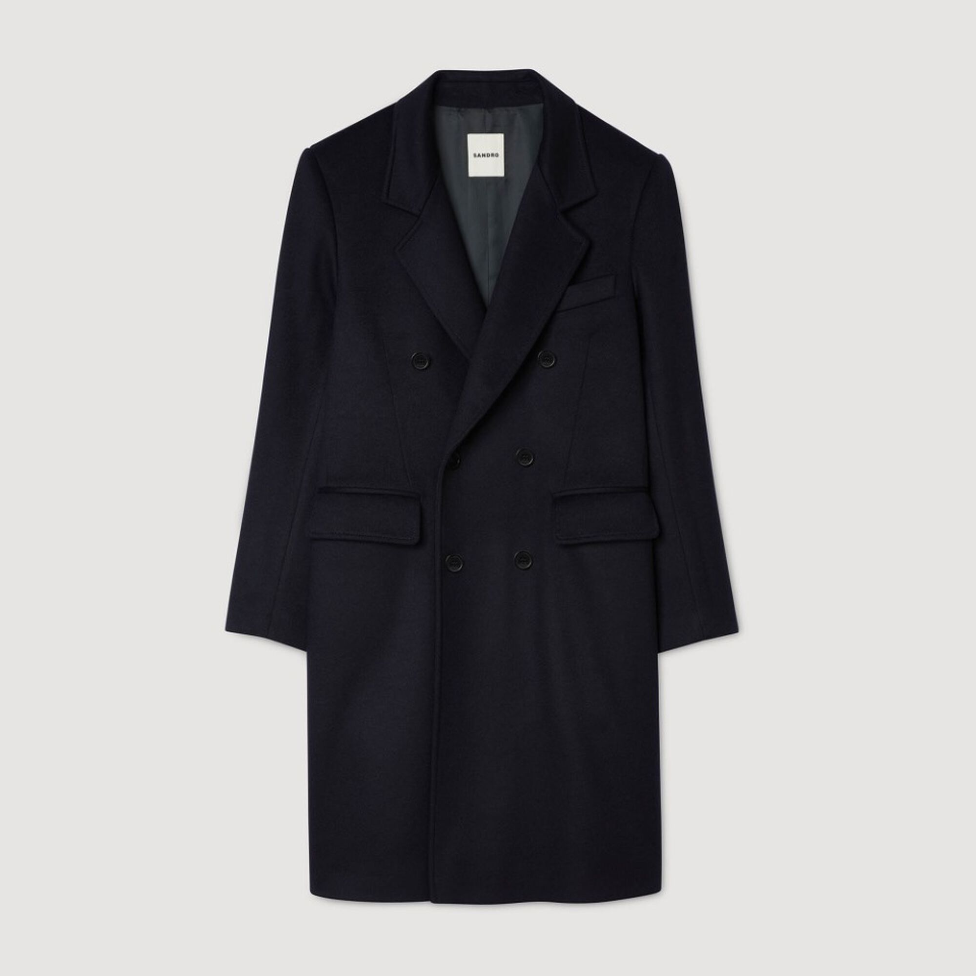 Double-breasted wool coat Double-breasted wool coat