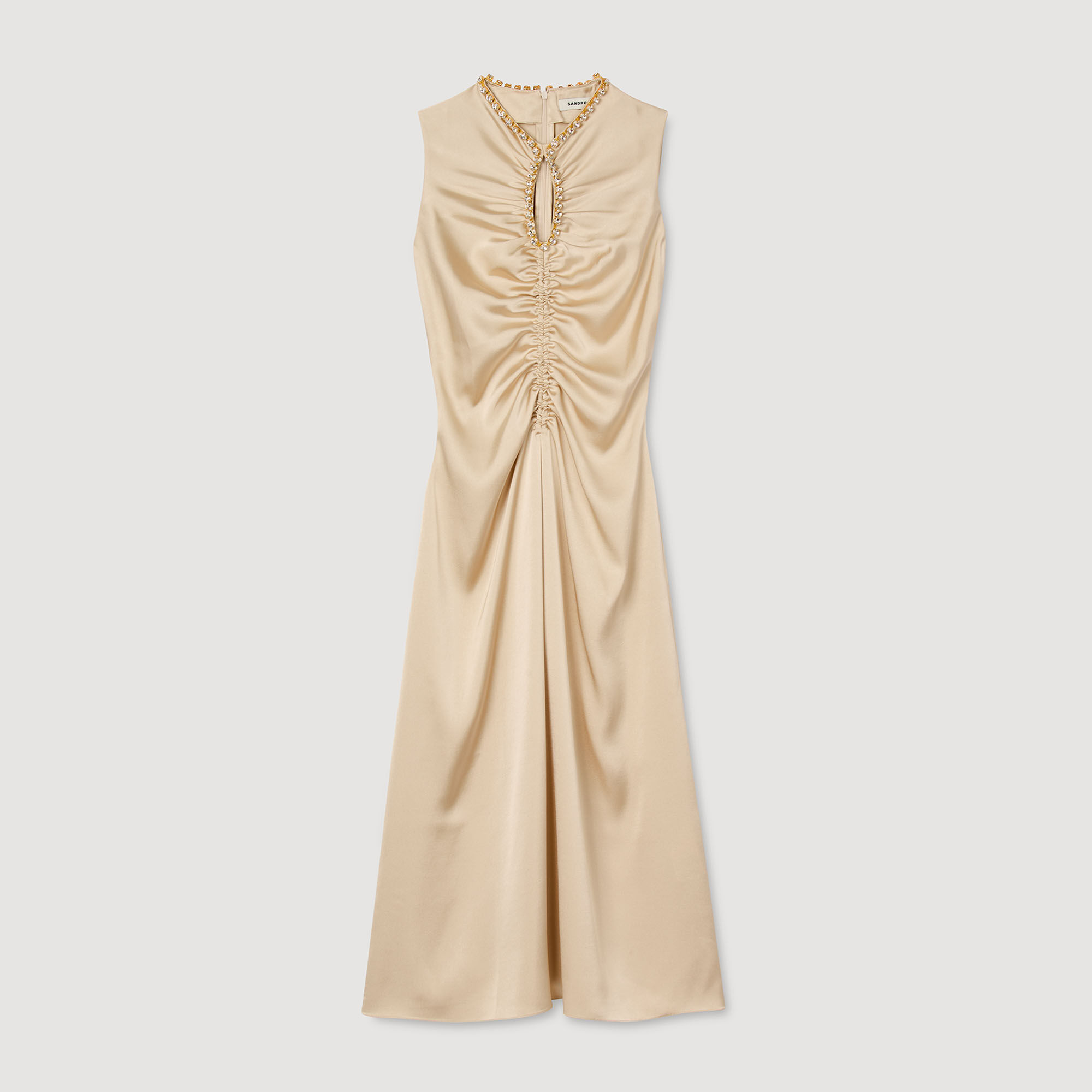 PLATINUM SPARKLY RUCHED SKYE GOWN – SHOP DDMINE