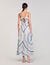 Spiral-motif maxi dress