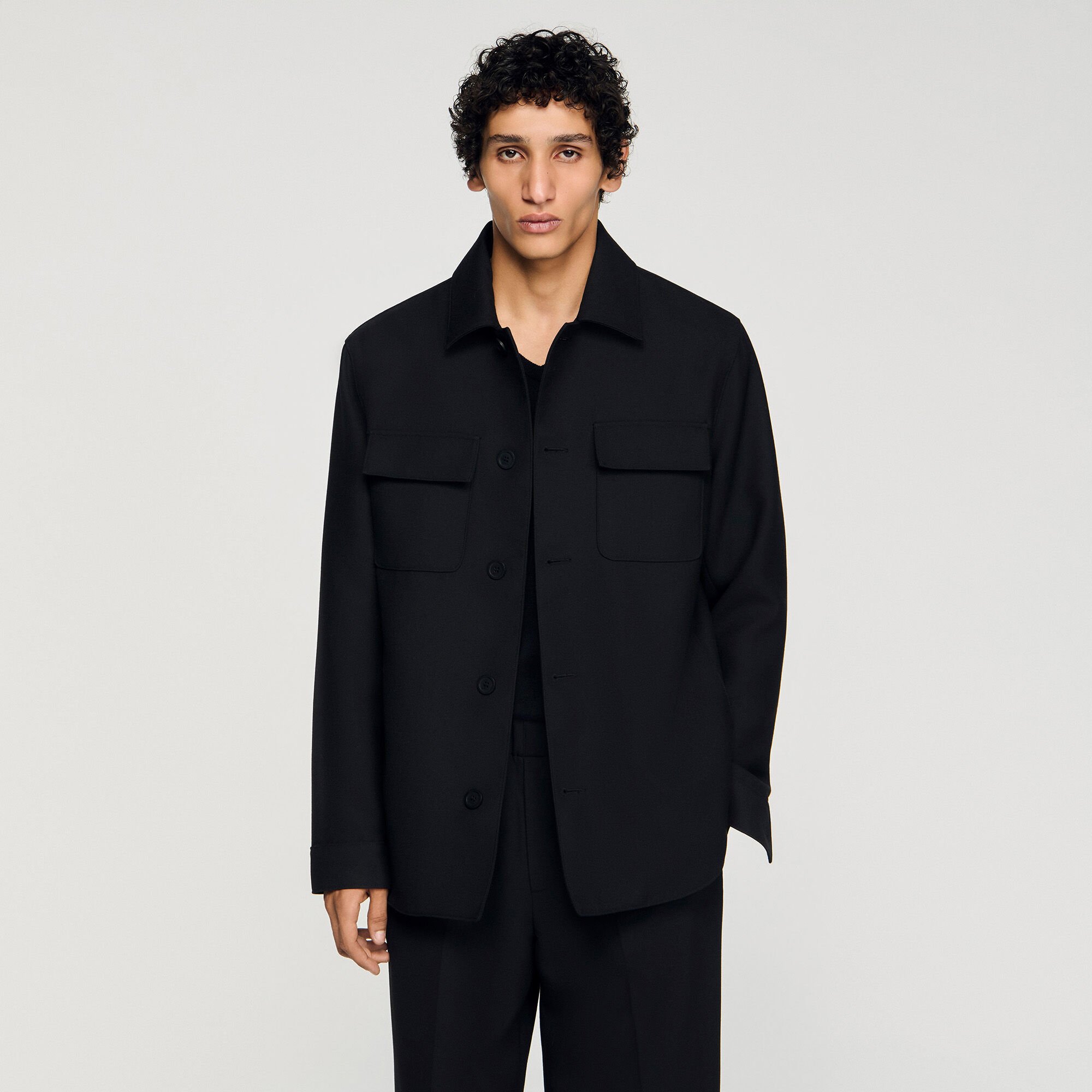 Buttoned overshirt