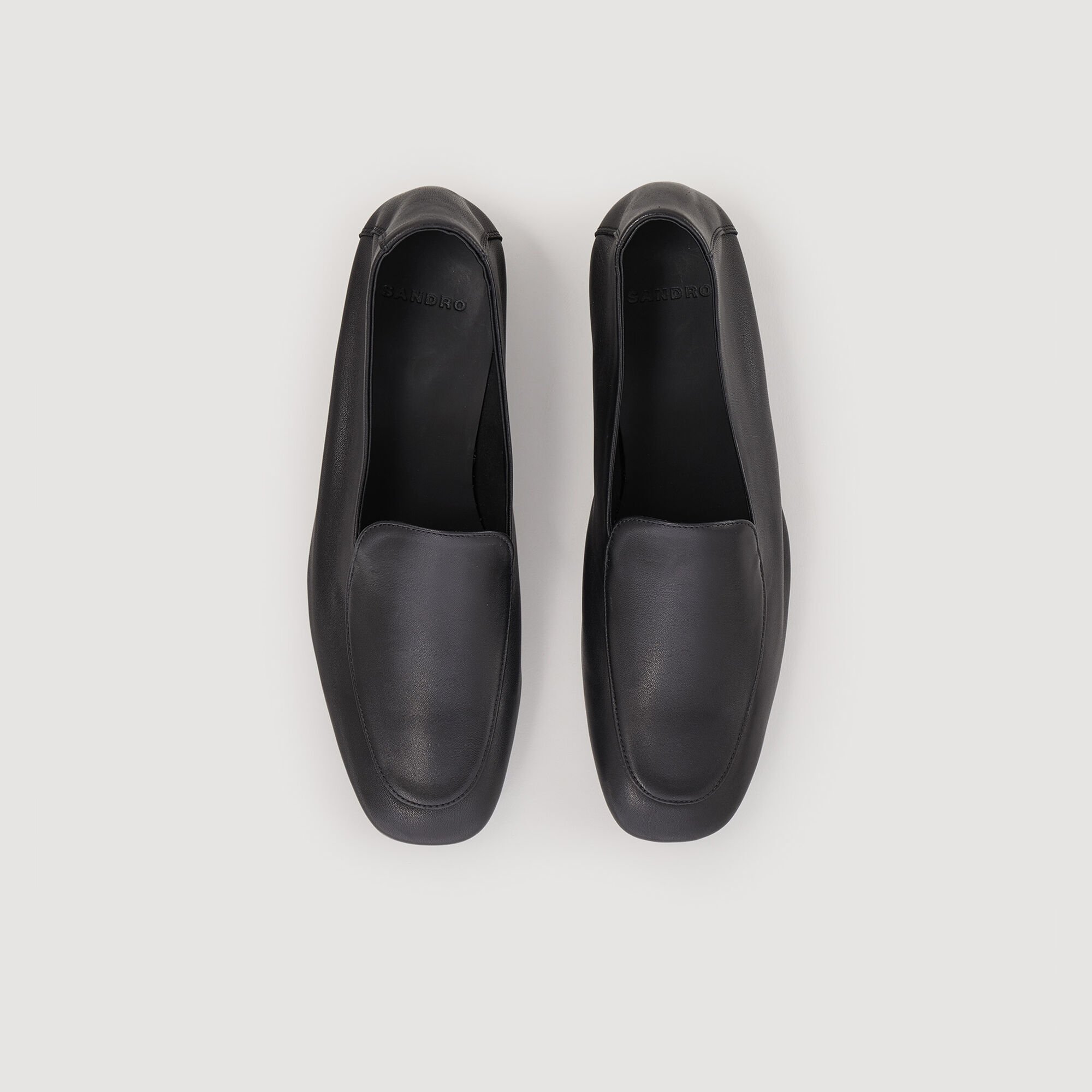 Leather loafers