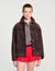 Studded suede leather jacket