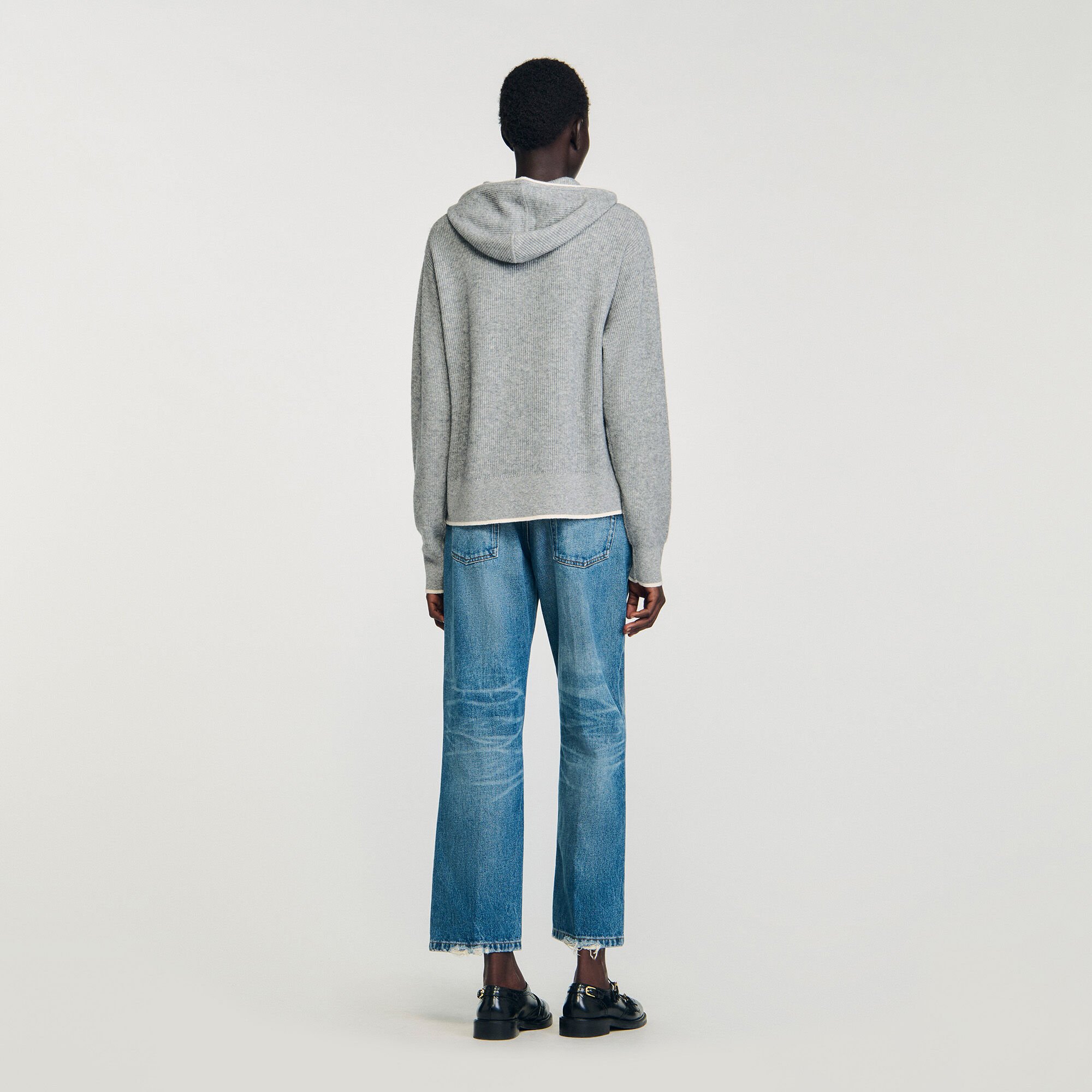 Hooded cardigan