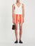 Printed striped swim shorts