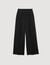 Wide-leg elastic waist trousers