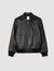 Plain leather jacket