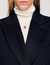 Long coat with satin lapels - Women | Sandro
