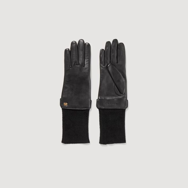 Dual-material gloves