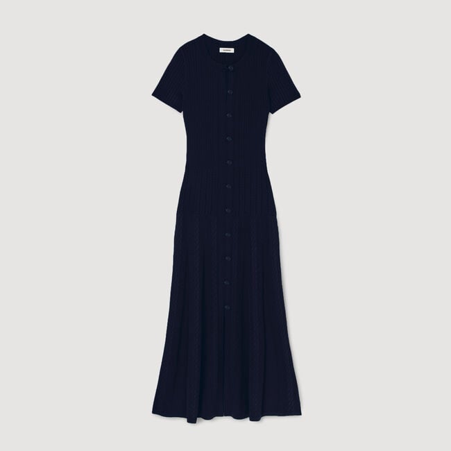Knit maxi dress