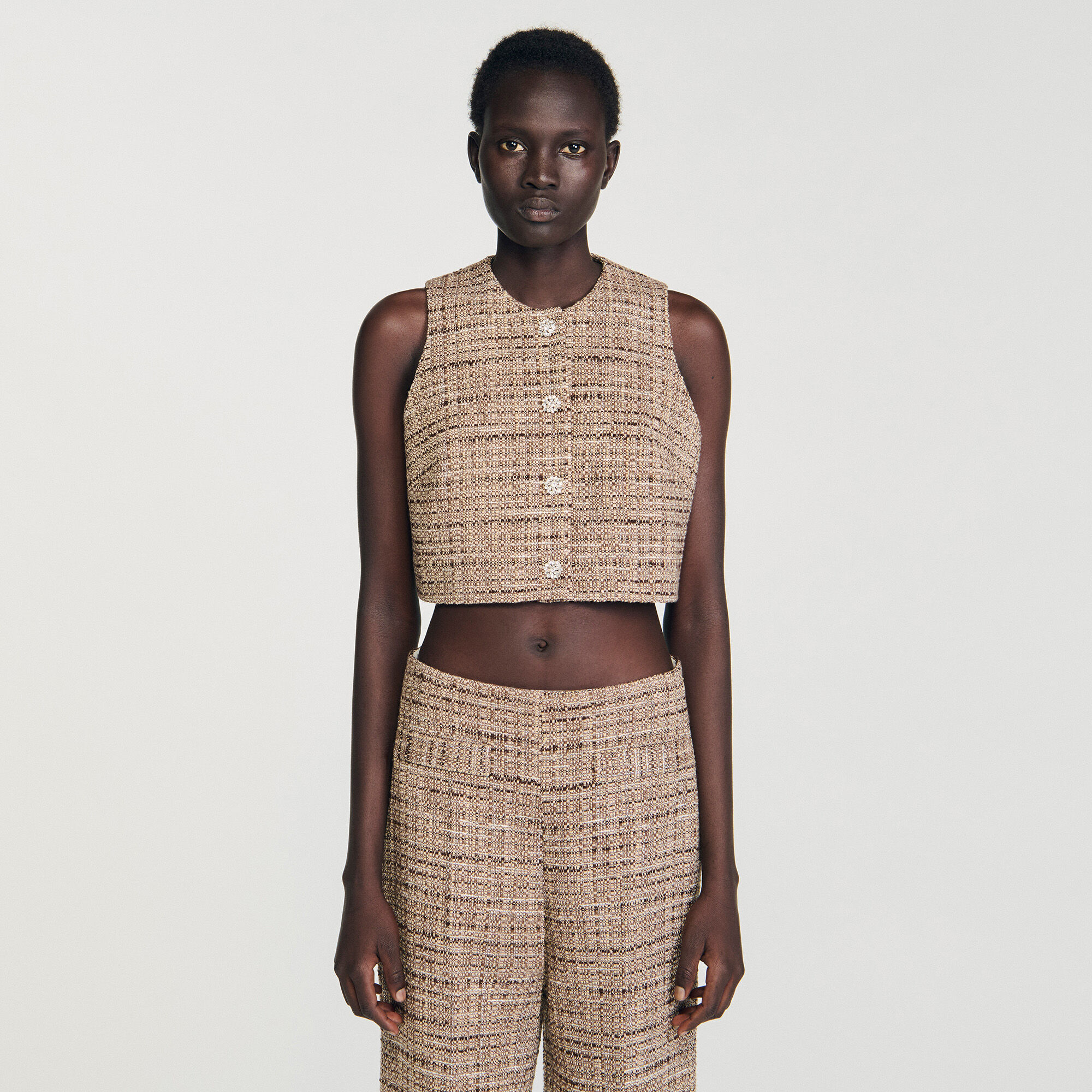 Tweed vest