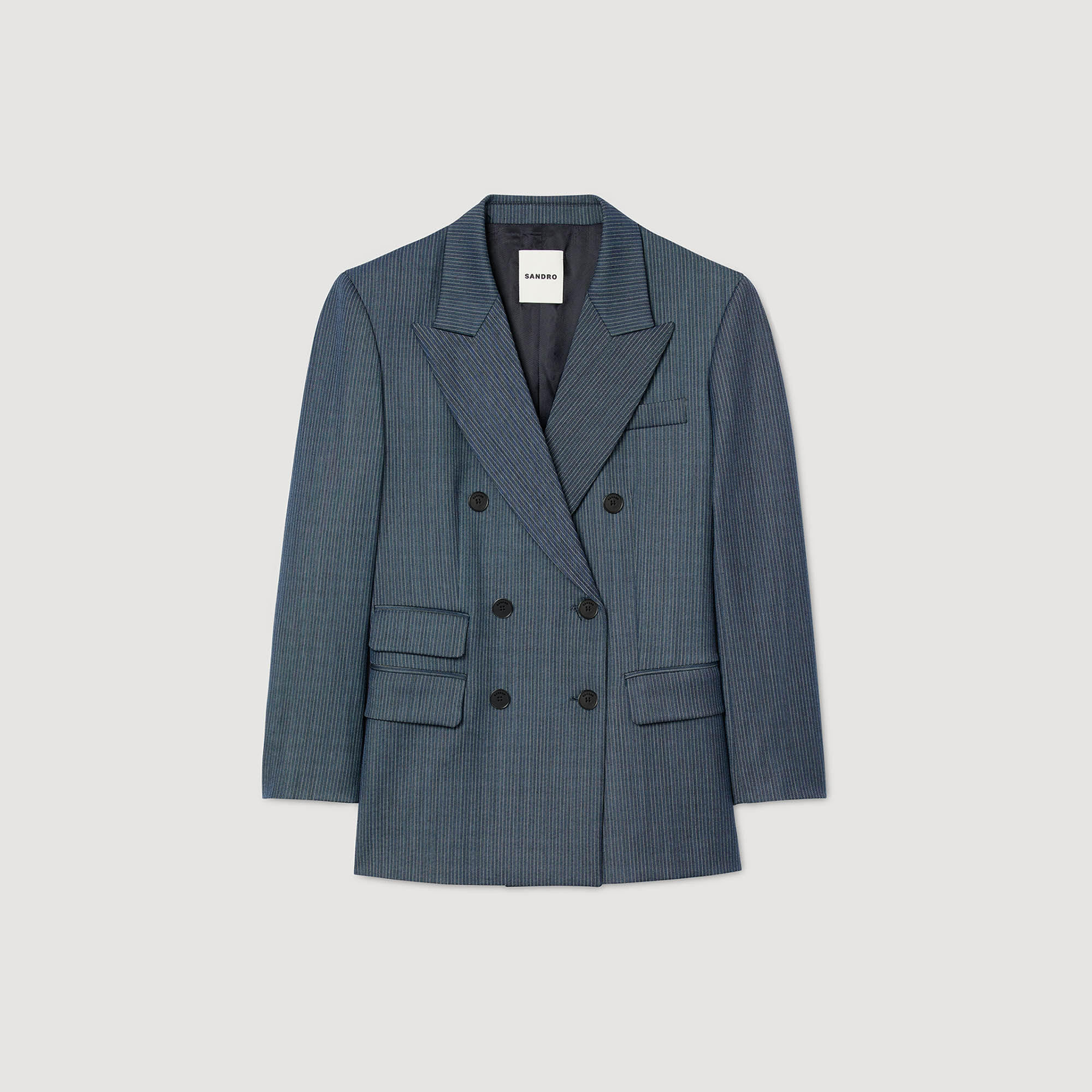 Striped tailored jacket