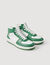Leather high-top trainers