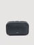 Toilet bag in grained fabric