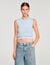 Ruffled cropped jumper