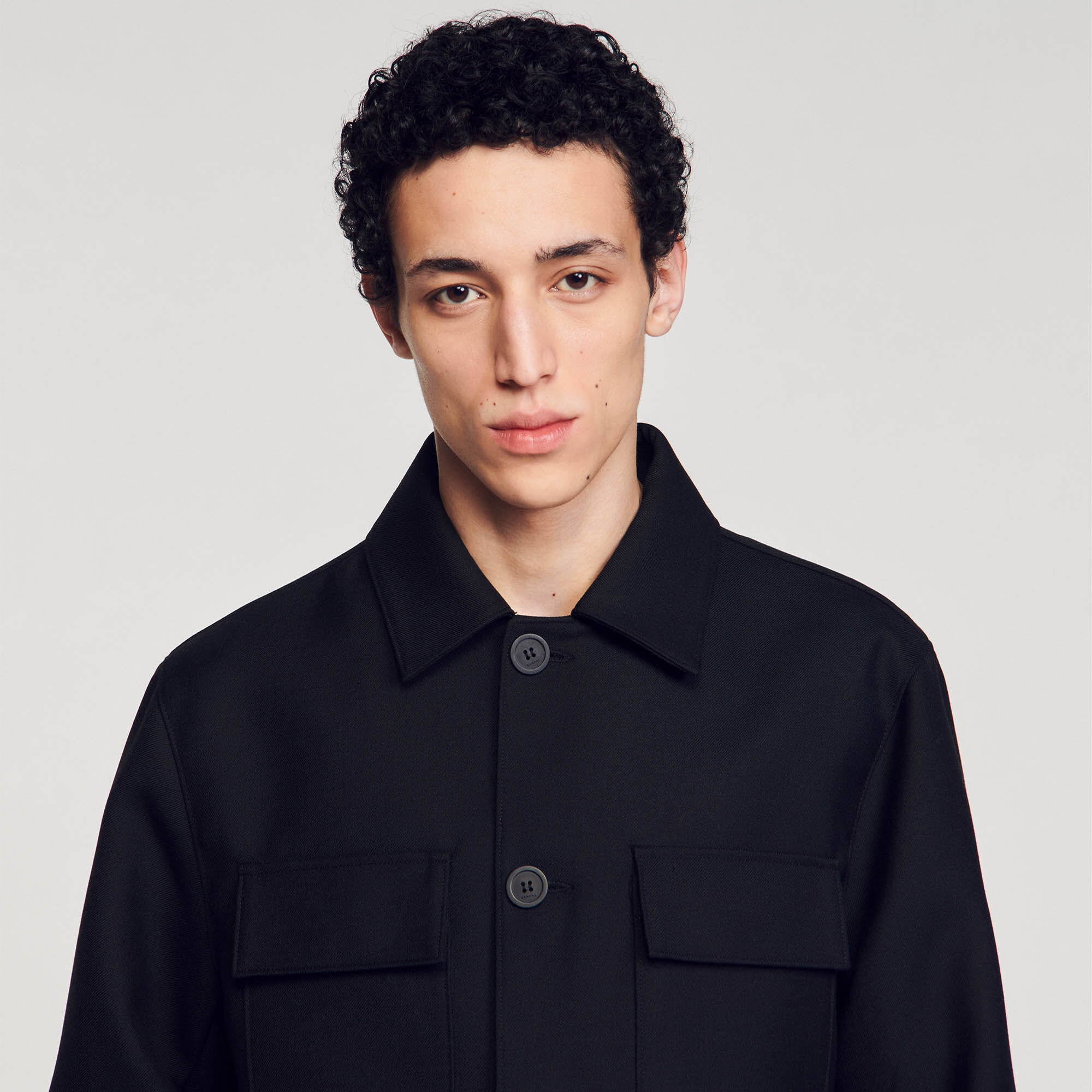Buttoned overshirt