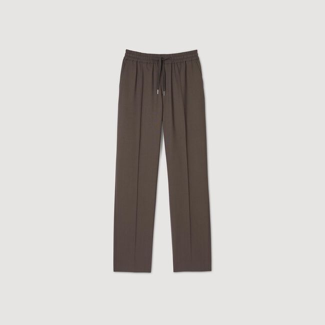 Elasticated waist trousers