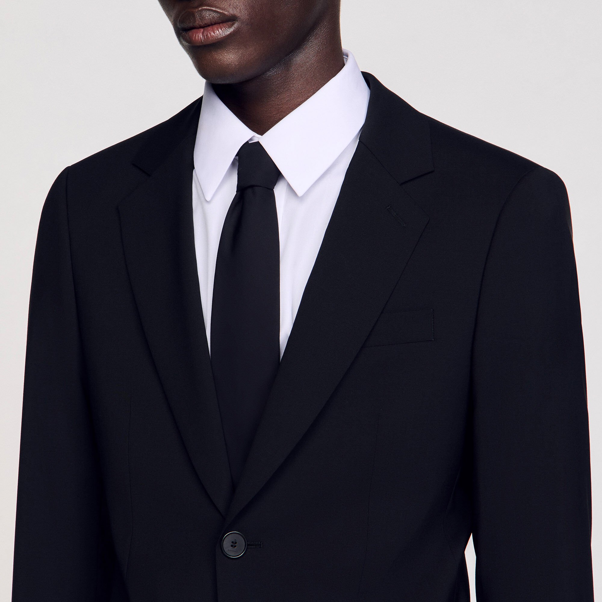 Virgin wool suit jacket