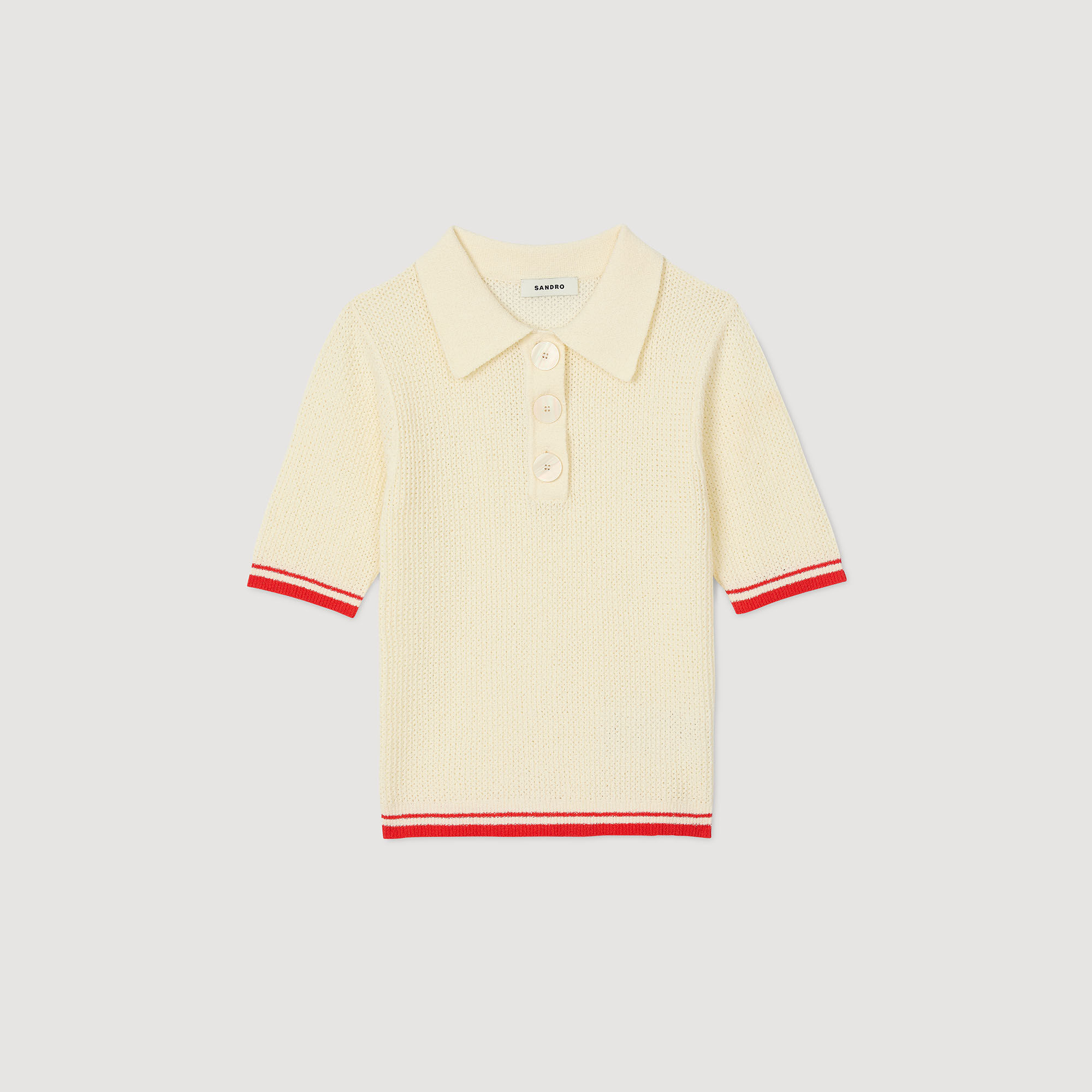 Polo-neck jumper