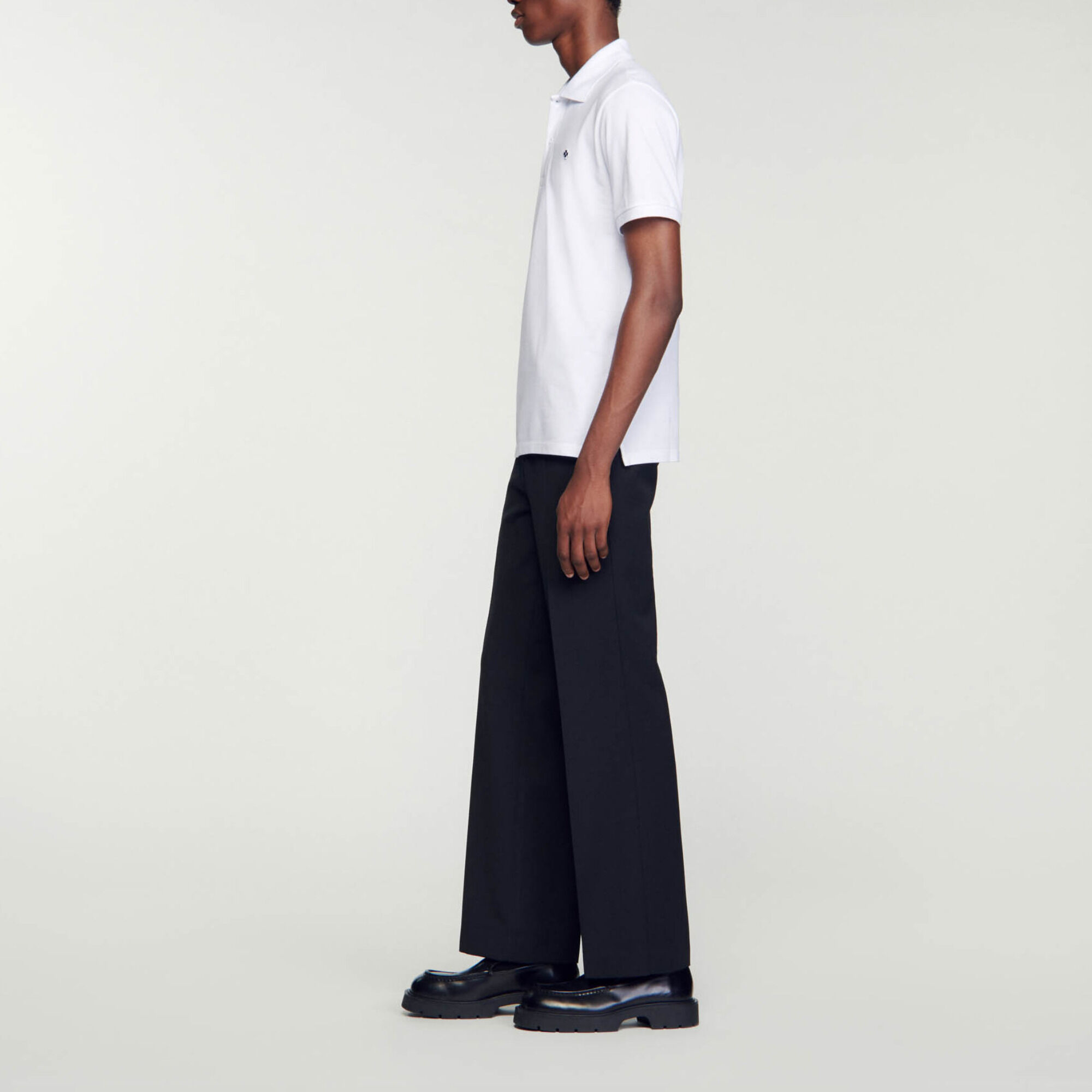Polo shirt with Square Cross patch