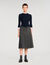 2-in-1 mixed wool jumper