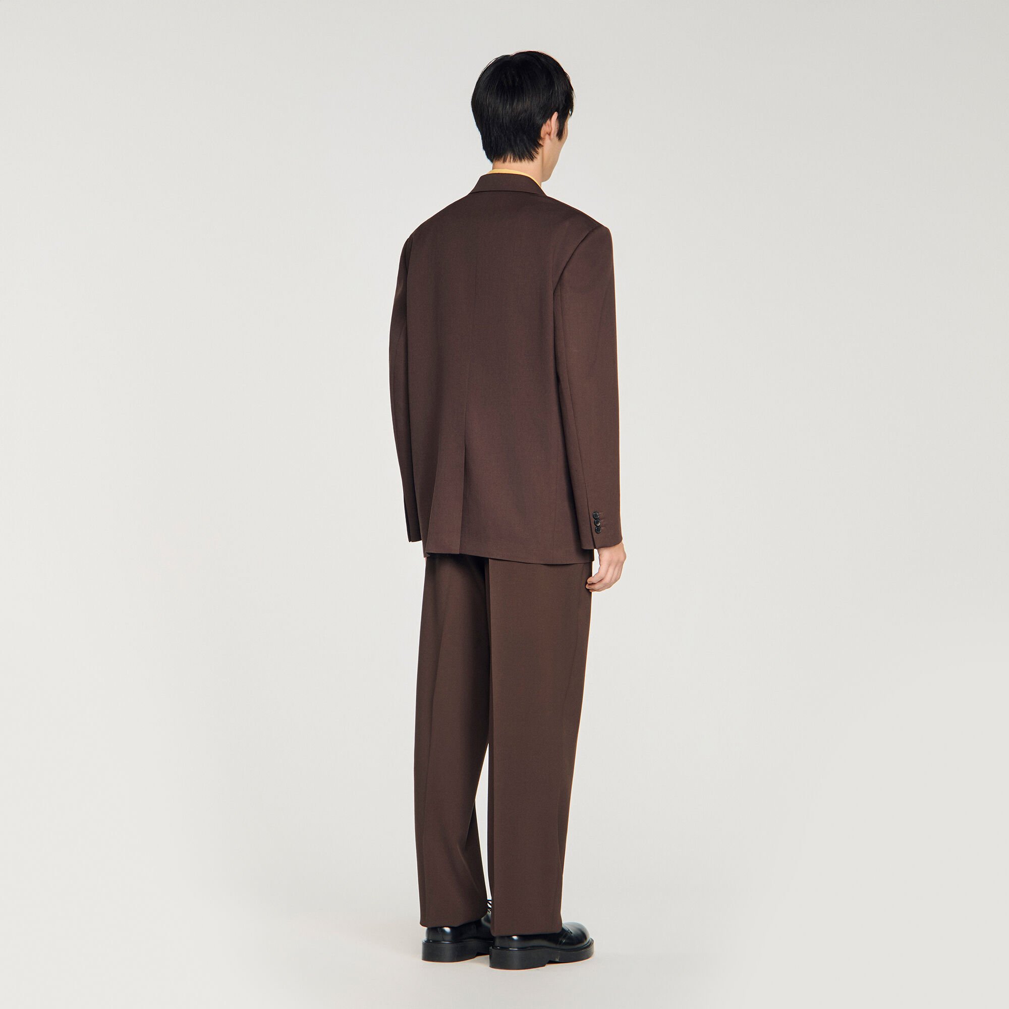 Oversized wool jacket