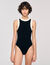 Two-tone knit bodysuit