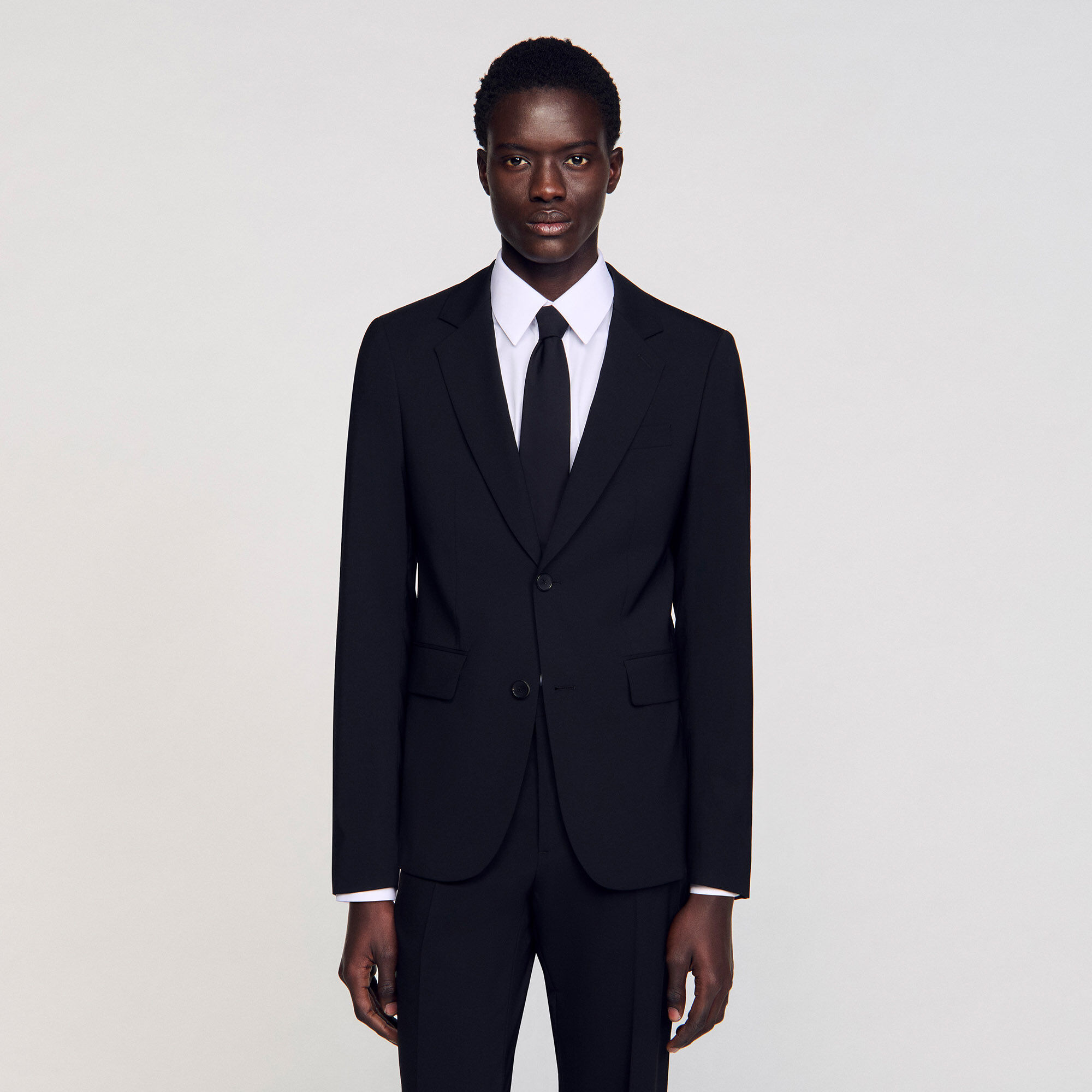 Virgin wool suit jacket